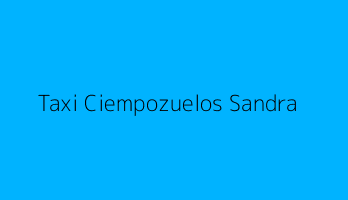 Taxi Ciempozuelos Sandra